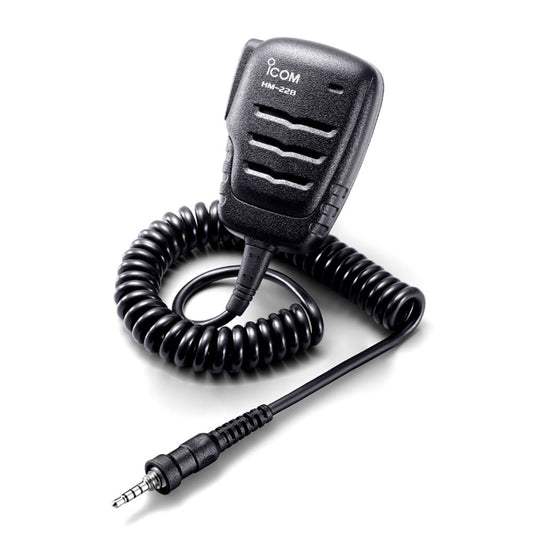 Icom HM228 Compact IPX7 Waterproof Speaker Microphone f/M93D | SendIt Sailing