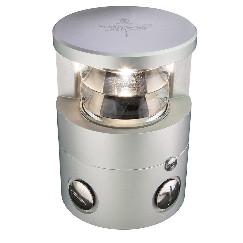 Lopolight 6nm Dobuble Masthead Light Silver | SendIt Sailing