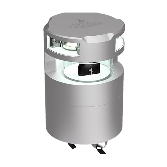 Lopolight 3nm 6nm Masthead Light and Navigation Light Horizontal Mount White Silver | SendIt Sailing