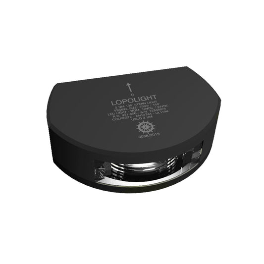 Lopolight 2nm Stern Light Vertical Mount White Black | SendIt Sailing