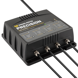 Minn Kota On-Board Precision Charger MK-440 PCL 4 Bank x 10 AMP LI Optimized Charger | SendIt Sailing