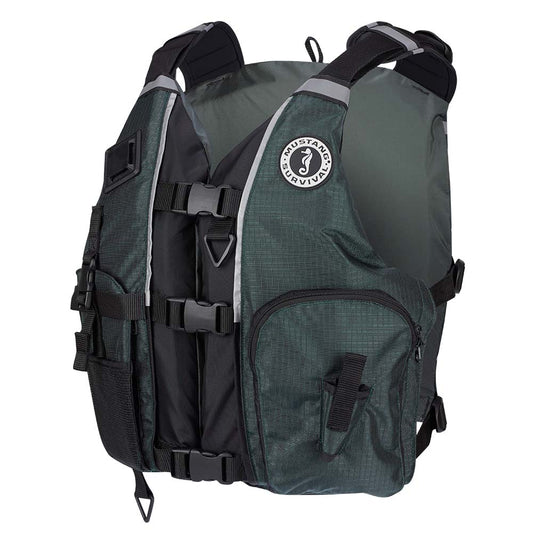 Mustang Topwater Foam Vest - Green - Adult Universal | SendIt Sailing