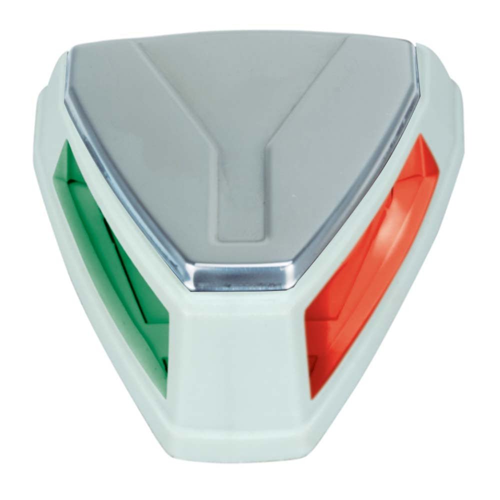 Perko 12V LED Bi-Color Navigation Light - White/Stainless Steel | SendIt Sailing