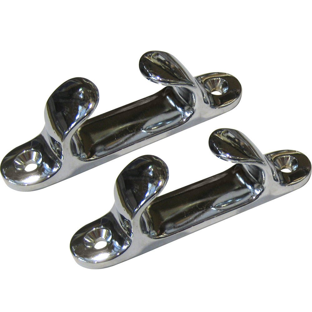 Perko 4in Straight Chock - Chrome Plated Zinc | SendIt Sailing