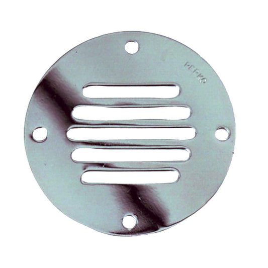 Perko Chrome Plated Brass Round Locker Ventilator - 3-1/4in | SendIt Sailing