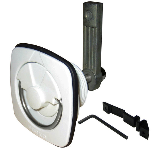 Perko Flush Latch - White | SendIt Sailing