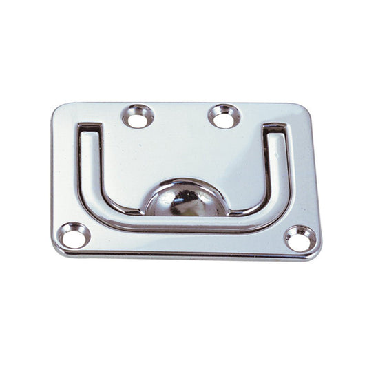 Perko Flush Lifting Handle - Chrome Plated Zinc - 3in x 2-¼in | SendIt Sailing