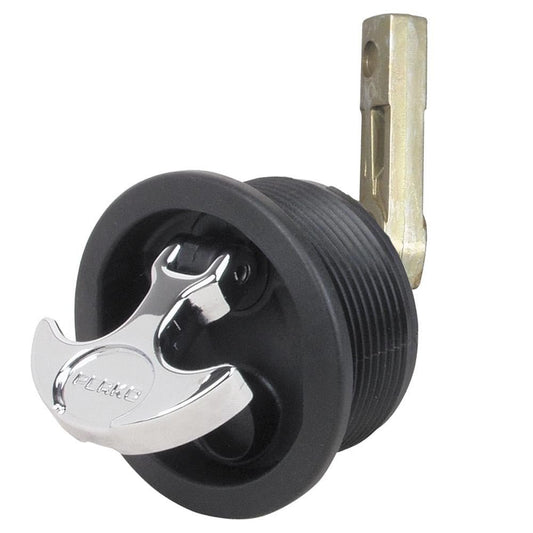 Perko Flush Mount Latch - Straight Cam Bar - 2.5in Hole - Black | SendIt Sailing