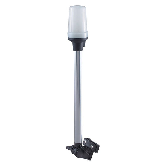 Perko Fold Down All-Round Pole Light - Horizontal Mount - White | SendIt Sailing