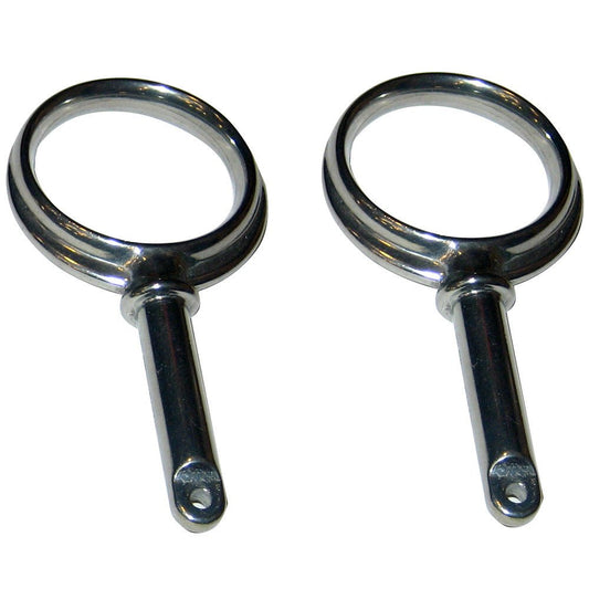 Perko Round Type Rowlock Horns - Plain Zinc | SendIt Sailing
