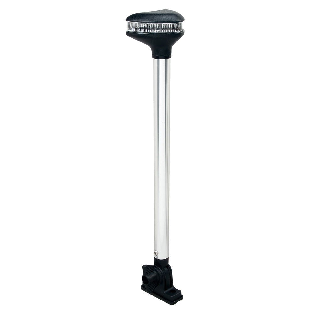 Perko Stealth Series - L.E.D. Fold Down White All-Round Light - 13-3/8in | SendIt Sailing