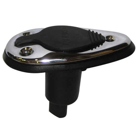 Perko Threaded Collar Pole Light Mounting Base - 2 Pin - Chrome Plated | SendIt Sailing