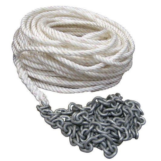 Powerwinch 200ft of 5/8in Rope 15ft OF 5/16 Chain Rode | SendIt Sailing