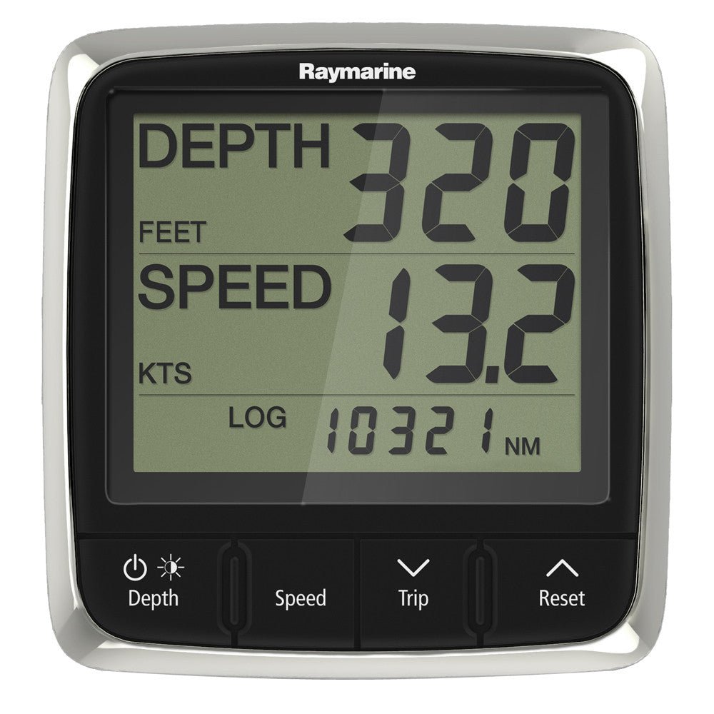 Raymarine i50 Tridata Display System with Nylon Thru-Hull Transducer | SendIt Sailing