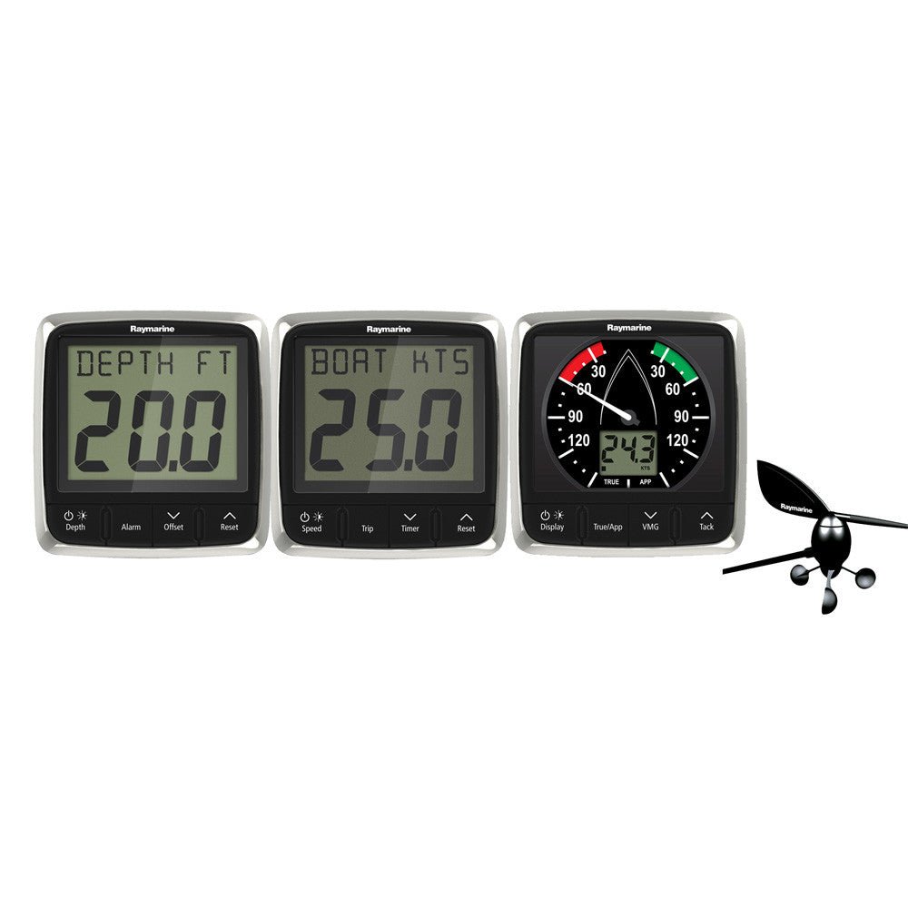 Raymarine i50/i60 Wind/Speed/Depth System Package | SendIt Sailing