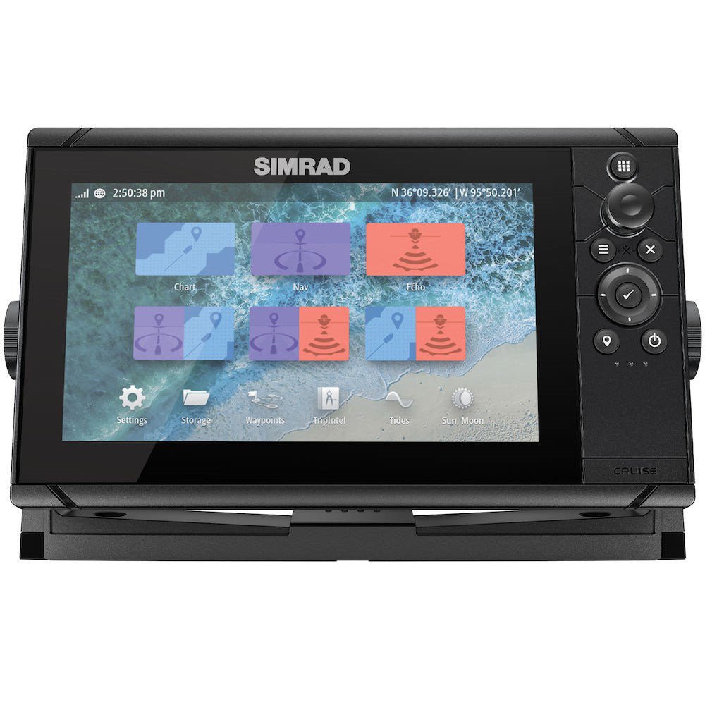 Simrad Cruise 9 US Coastal with 83/200 Transom Mount Transducer | SendIt Sailing