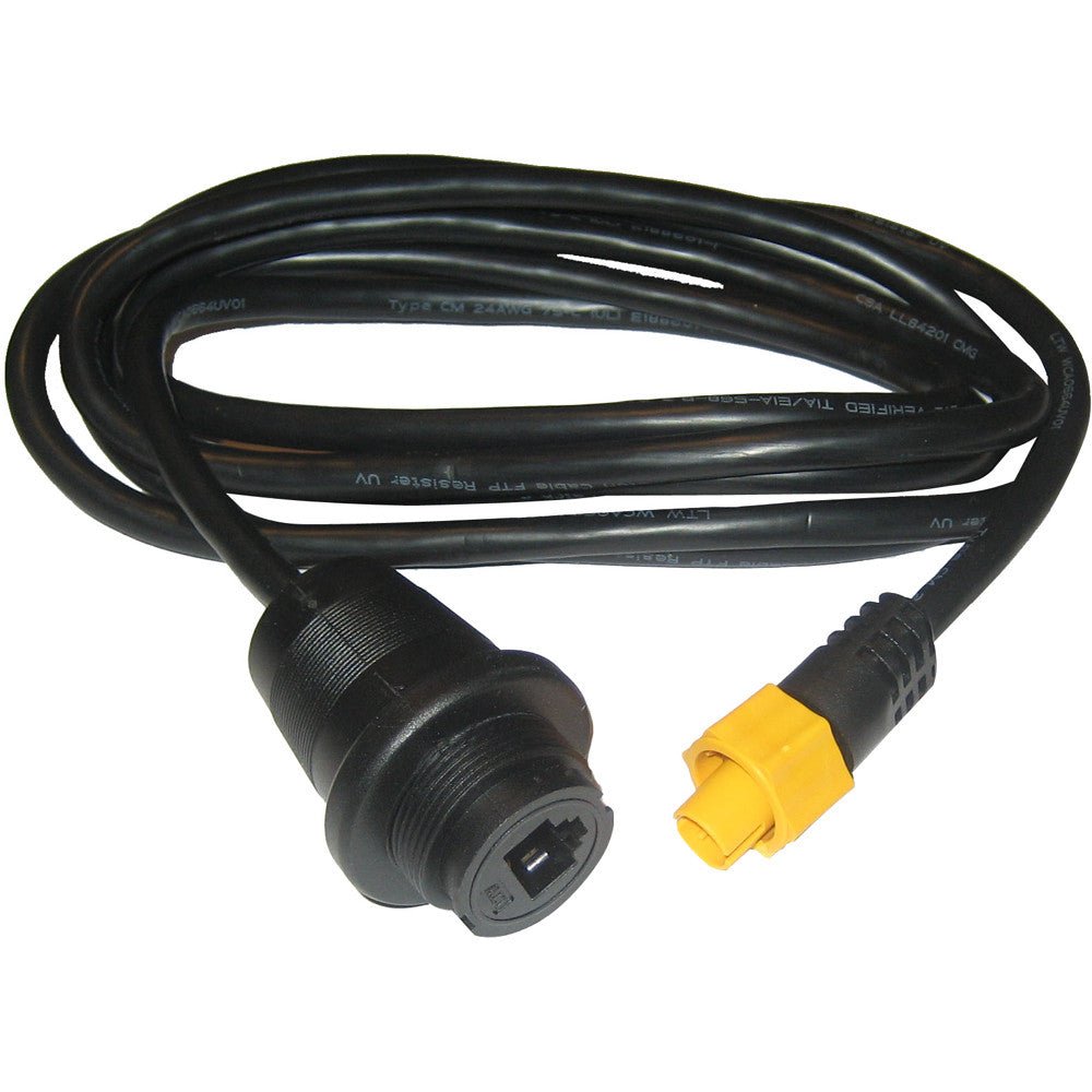 Simrad Ethernet Adapter Cable Yellow - 5P Male to RJ45 Female - 2M | SendIt Sailing