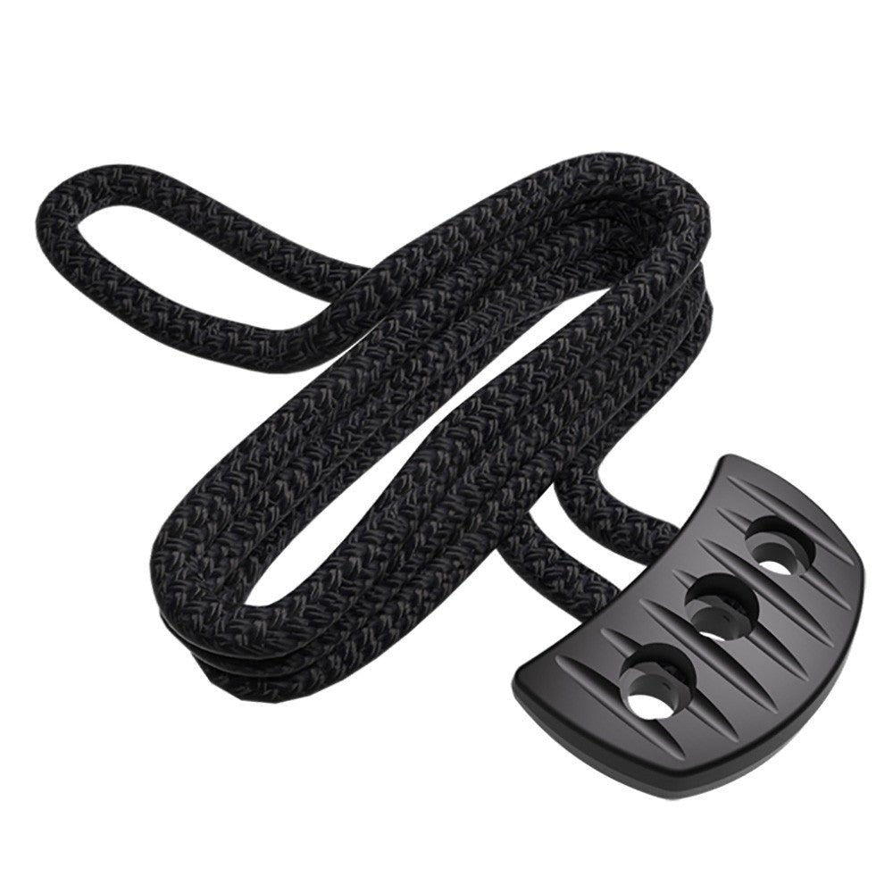 Snubber - Black Snubber Pull with Rope - Tar Black | SendIt Sailing