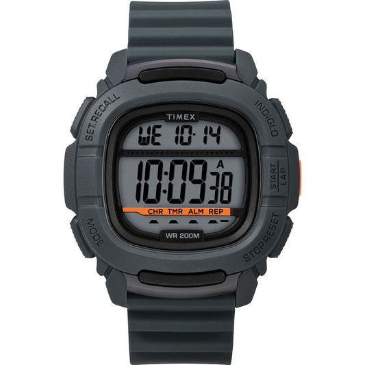 Timex DGTL BST.47 Boost Shock Watch - Grey/Orange | SendIt Sailing